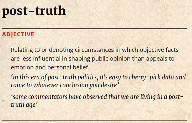 عبور از واقعیت یا Post Truth